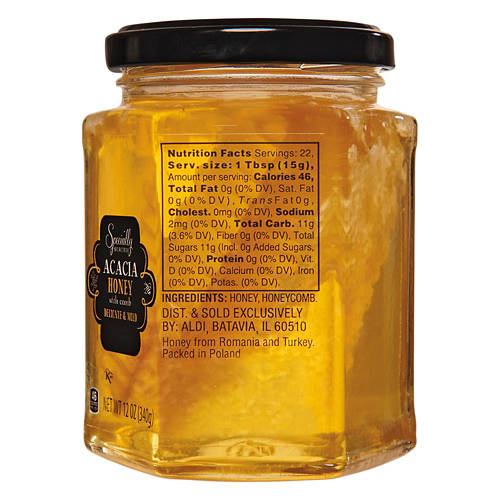 Specially Selected Acacia Honey with Honeycomb, 12 oz